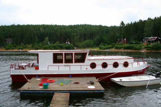 łódź -Wohnboot Radava BK, Radava-Chrast, Orlik Stausee Orlik Stausee Czechy