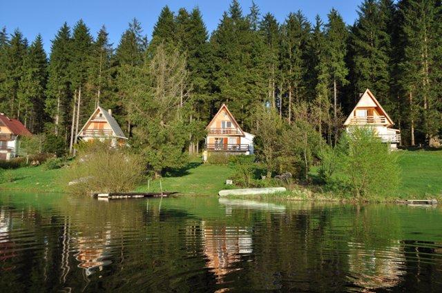 Ferienhaus in Frymburk, Lipno Stausee mit Boot