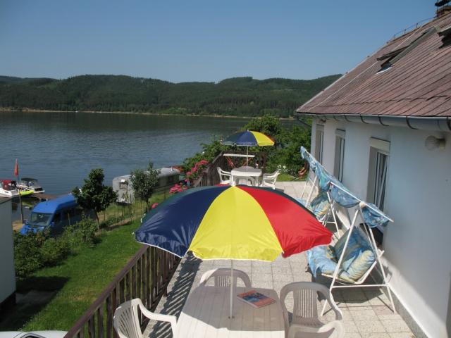 prázdninový  byt Trhovky mit Ruderboot, 20 m vom Wasser, Milesov, Orlik Stausee Orlik Stausee Česko
