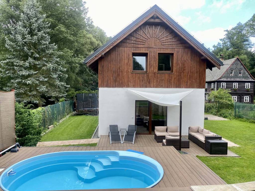 Kuća za odmor Jetrichovice mit Aussenpool, Jetrichovice, Böhmische Schweiz Böhmische Schweiz Ceška