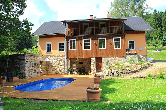 Casa di vacanze Korenov mit Aussenpool, Korenov, Isergebirge Isergebirge Repubblica Ceca