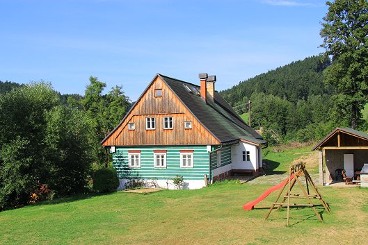 Chata, chalupa Albrechtice mit SaunaTR, Albrechtice v Jizerskych horach, Isergebirge Isergebirge Česká republika