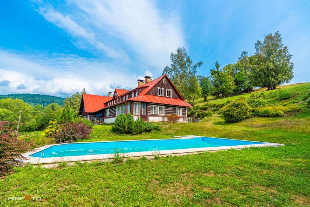 prázdninový dom Vitkovice CHT mit Pool, Vitkovice, Riesengebirge Riesengebirge Česko