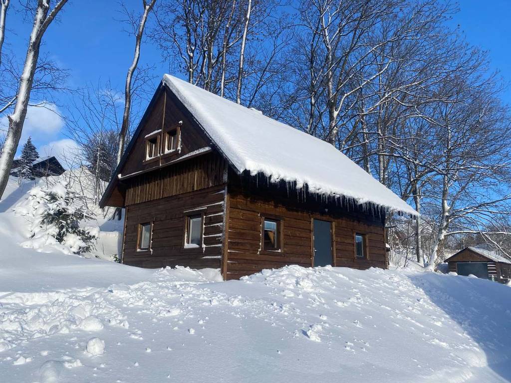 Chata, chalupa Chaloupka mit Aussenpool, Strazne, Riesengebirge Riesengebirge Česká republika