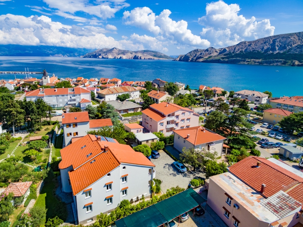 Apartment Fereienwohnung Vanes - Ferienwohnung (67m²) für 4 Personen (mit der Möglichkeit von 2 Zusatzbetten)., Baska, Insel Krk Kvarner Bucht Inseln Croatia