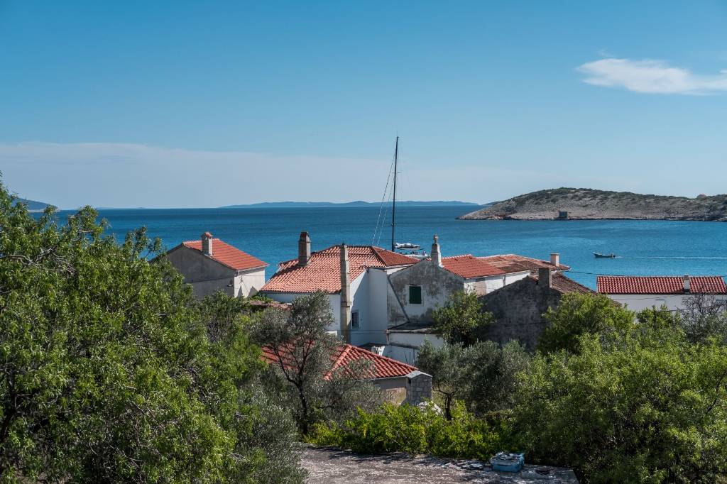 Villa  Opustite se i uživajte u pogledu na more. in Martinšćica, Kvarner Bucht Inseln Insel Cres  POGLED IZ KUĆE
