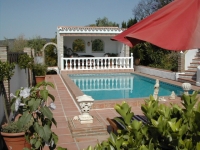 Kuća za odmor Los Claros Bungalow mit Meeresblick und Poolbenutzung, Iznate/Velez-Malaga, Andalusien Costa del Sol Španjolska