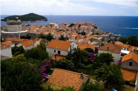 Ferienwohnung ruhige Lage, Aussicht aufs offene Meer und die Altstadt, eigene Parkplätze am Haus in Dubrovnik, Süddalmatien Dubrovnik  Altstadt und Insel Lokrum