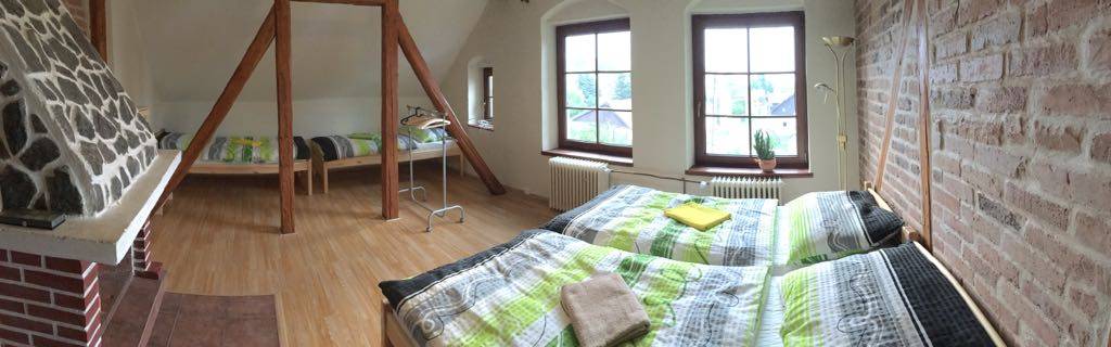 Ferienhaus in Abertamy, Erzgebirge mit Hund erlaubt