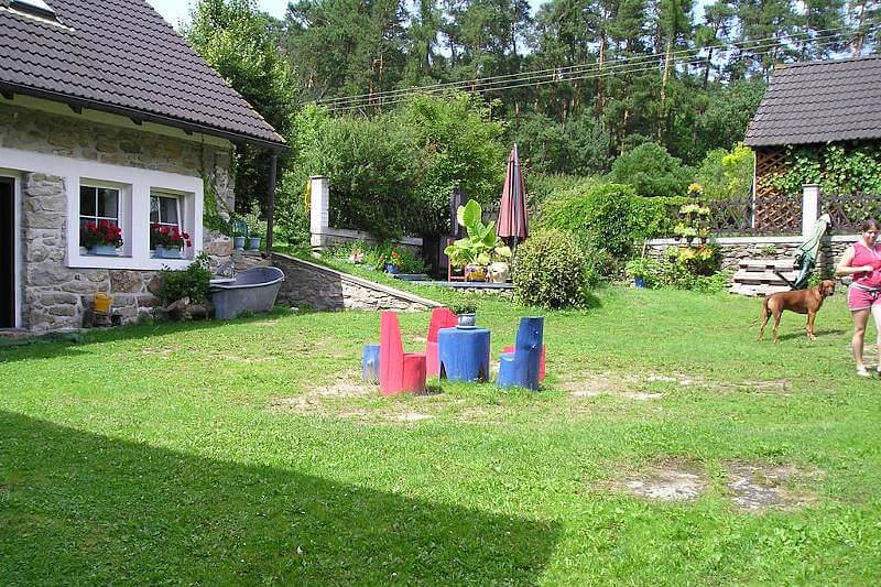 Chata, chalupa Lažany mit Sauna, Pool und Whirlpool, Lazany, Südböhmen Strakonice Česká republika