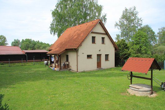 Chata, chalupa am Fluss Luznice TR, Vesce, Südböhmen Tabor Česká republika