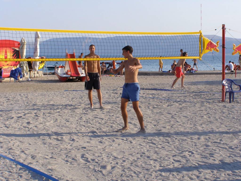 Beach-Volleyball am Stadtstrand