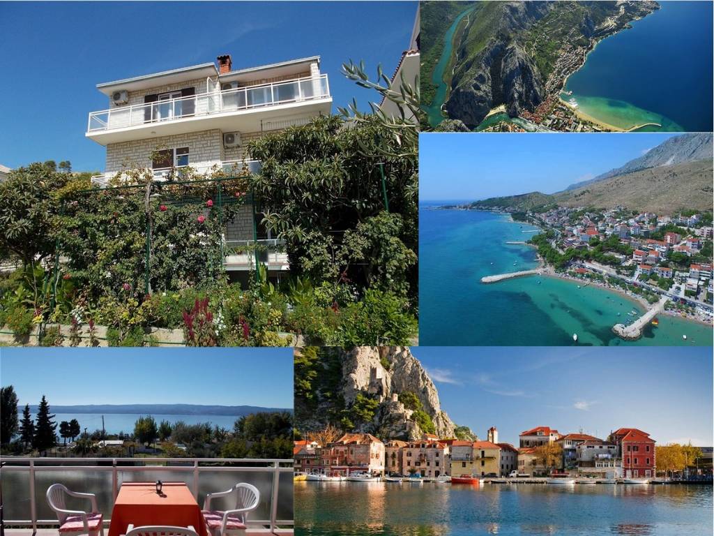 Apartmán mit toller Aussicht auf das Meer, Duce, Mitteldalmatien Omis Chorvatsko