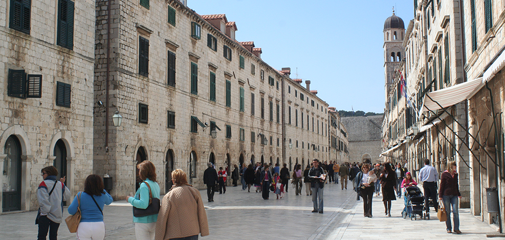 Stradun, Hauptstraße von Dubrovnik
Stradun, main street in the Old Town